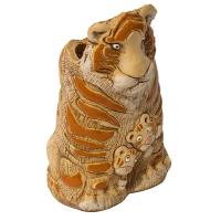 Кашпо Тигрица с тигрятами цветочное 1,2л 118-152