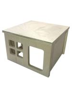 Игрушка для грызунов Домик ЕСО Кемпинг деревянный 13*13*9см/86821 