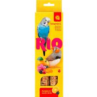 Лакомство д/птиц Палочки РИО д/волн.попугаев и экзотов витамин С 2шт*40г коробка/8шт/22310 ЧЗ