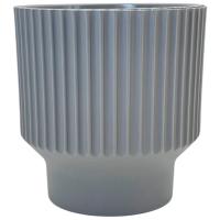 Кашпо Аркада 7,2л серый муссон с вставкой 23*23,5см АР23-70 /3шт/ЛГ