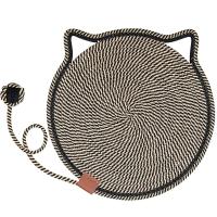 Когтеточка-коврик с хвостом 50см КД-74 коричневый