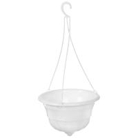 Кашпо подвесное Грация 4,5л белый М1607