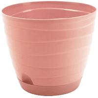 Кашпо Бриз 3,7л пудровый с прик. под. /10шт/Рад