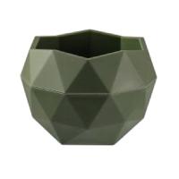 Кашпо Топаз 1,2л теплая хвоя с вставкой КШ-3023 /12шт/ПП 