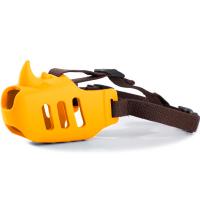 Намордник Носорог S длина носа 6,5см обхват носа 23-27см НН-22 желтый