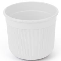 Кашпо Сканди 2л белый с дренаж. вставкой М9119 /24шт/ Альтерн