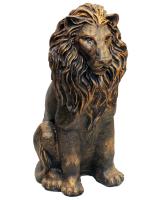 Лев молодой бронза пластик ПИ-183