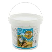 Корм для рыб ГРАН-ПРИ 2 тонущие гранулы 600гр (ведро 1л)