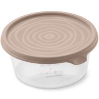 Контейнер д/пищ. прод. Сальваре круглый 0,5л мокко С222 /20шт/Мартика