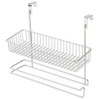 Полка для кухни навесная W6733 с держателем для полотенца 