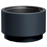 Кашпо Heos 39,5*24см 18/26л антрацит с вставкой DLHEN400-S433 /1шт/