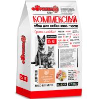 Собаки ZooRing мясо молодых бычков,рис д/вз.актив.собак сред/круп.пород 10кг/520875 ЧЗ