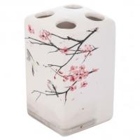 Держатель д/зубных щеток Сакура керамика 006519