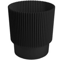 Кашпо Elsa Del D 15*18см черный 070868 /5шт/