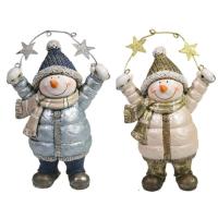 Снеговик со звездами L9W5H13, 2в. 714183 