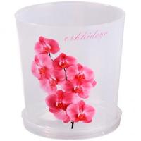 Кашпо для орхидей 1,8л прозрачный М1604