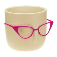 Кашпо МАРИ 0,65л белая глина М3075