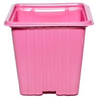 Рассадник 0,21л КВ7М розовый 7*7*6,5см лист 0,8 / 3300шт/РС