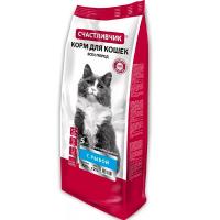 Кошки Счастливчик с рыбой 5кг/5325 ЧЗ
