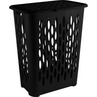 Корзина д/белья Keeplex Light 37л с крышкой черный KL1801 /4шт/ПР