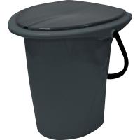 Ведро-туалет 17л Smart Solution серый ING30001/7шт/ПР 