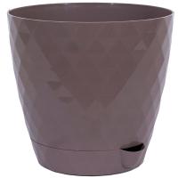 Кашпо Румба 3л мокко с прик. под. /24шт/ДТ