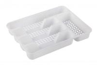 Лоток д/стол.приборов Капелька белый М7067 /30шт/ Альтерн