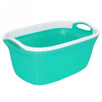 Корзина для белья 35л Santa овальная микс /05066 