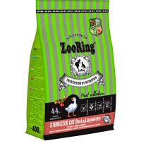 Кошки ZooRing Sterilized утка/брусника д/стерил кошек и кастрированных котов 400гр/24шт/418202 ЧЗ