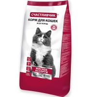 Кошки Счастливчик Мясное ассорти 5кг/5шт/5318 ЧЗ