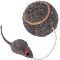 Игрушка к Шар когтеточка с мышкой ковролин 7,5см ИК-24