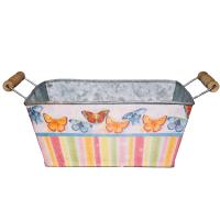 Кашпо металл квадратн ((24х14х11см) WF112067 -1/1А/1В 