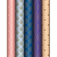 Упаковочная бумага 70*100см "Strict lines" 80г/м2 глянц. ассорти 5 дизайнов MESHU /372642/Рельеф