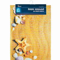 Коврик для ванной 67*47см "Пляж" ПВХ 6826-beach