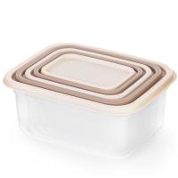 Набор контейнеров д/СВЧ Матрешка (0,2л,0,4л,0,7л,1,2л,1,9л) какао-бежевый М9174 /16шт/ Альтерн