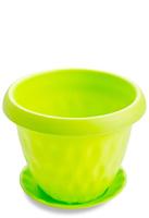 Кашпо "Розетта"  0,9л зеленый С125ЗЕЛ