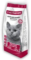 Корм для кошек Счастливчик Мясное ассорти 400г