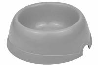 Миска одинарная пластик №4 750мл светло-серый