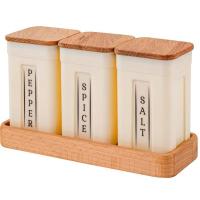 Набор д/специй Sugar&Spice Rosemary (0,2*3шт) на деревянной подставке с крышками SE1066 /9шт/ПТ