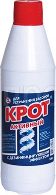 Средство от засоров КРОТ Активный 580г