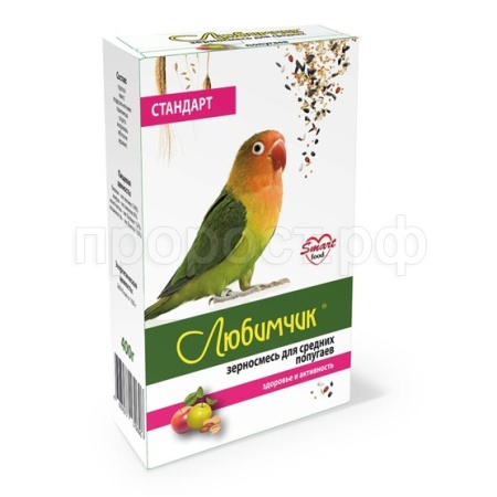 Любимчик для средних попугаев 400гр