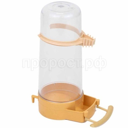 Поилка д/птиц Евро д/сыпучего корма 400мл бежевая 5082/Дарэлл