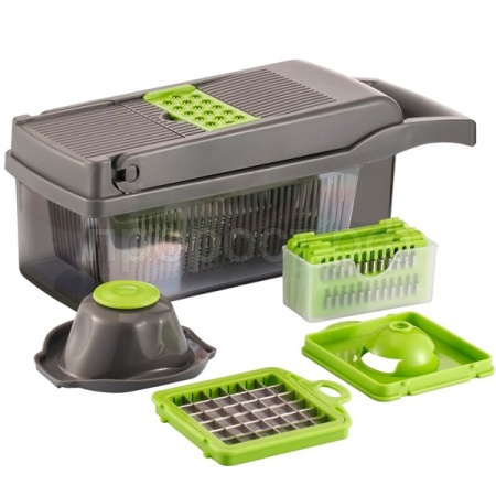 Овощерезка TALENTIERT с контейнером 14 насадкок 105041 /20шт/Leonord