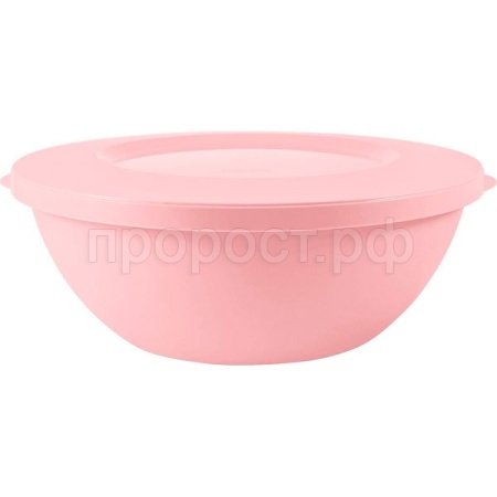 Миска 3л Plast Team с крышкой Весенняя нежность PT1075/20шт/ПР