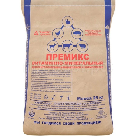 Премикс Борька ЭКОНОМ 1% 25кг