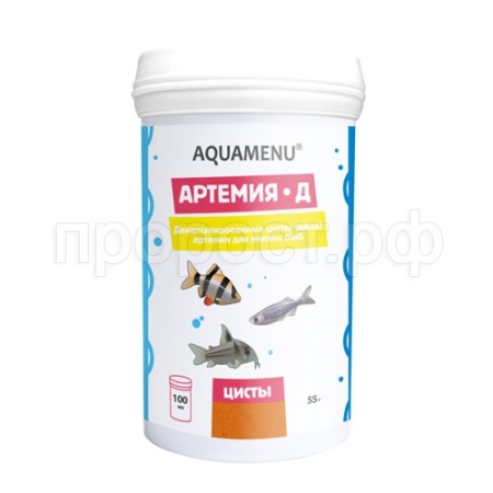 Корм для рыб банка Артемия-Д 100мл(55 гр) /2559