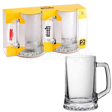 Набор кружек для пива ПАБ 670мл (2шт) 55239B