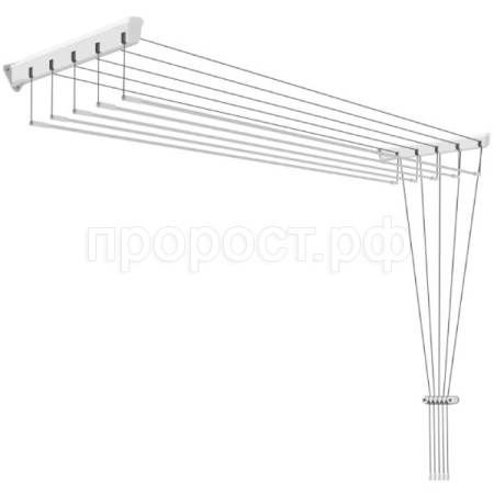 Сушилка д/белья настенная Березка 1,4м (5нитий) SNP140