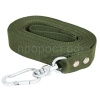 Поводок брезент 35мм*5м + карабин/29822