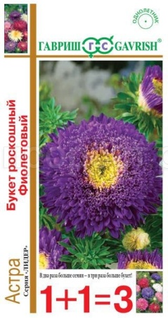 Астра Букет роскошный фиолетовый 0,5 г серия 1+1